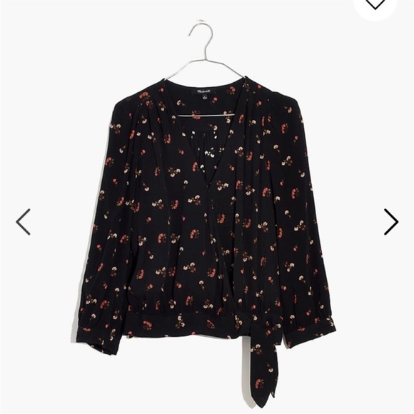 MADEWELL Wrap Floral Top - Picture 5 of 15